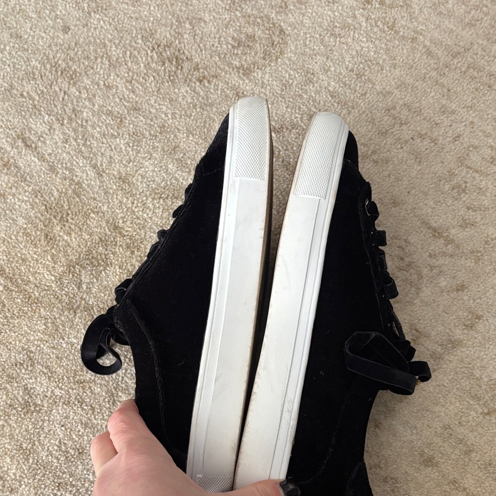 LOFT Women's Black Velvet Sneakers - Picture 5 of 6